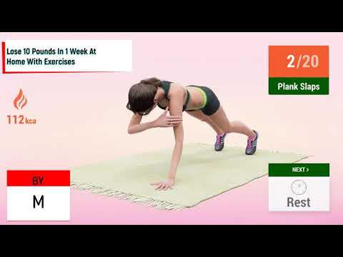 Lose 10 Pounds In 1 Week At Home With Exercises/დაიკელით 10 კილო 1 კვირაში სახლში ვარჯიშებით