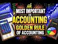 Golden Rules in Accounting most important#accounts #exam