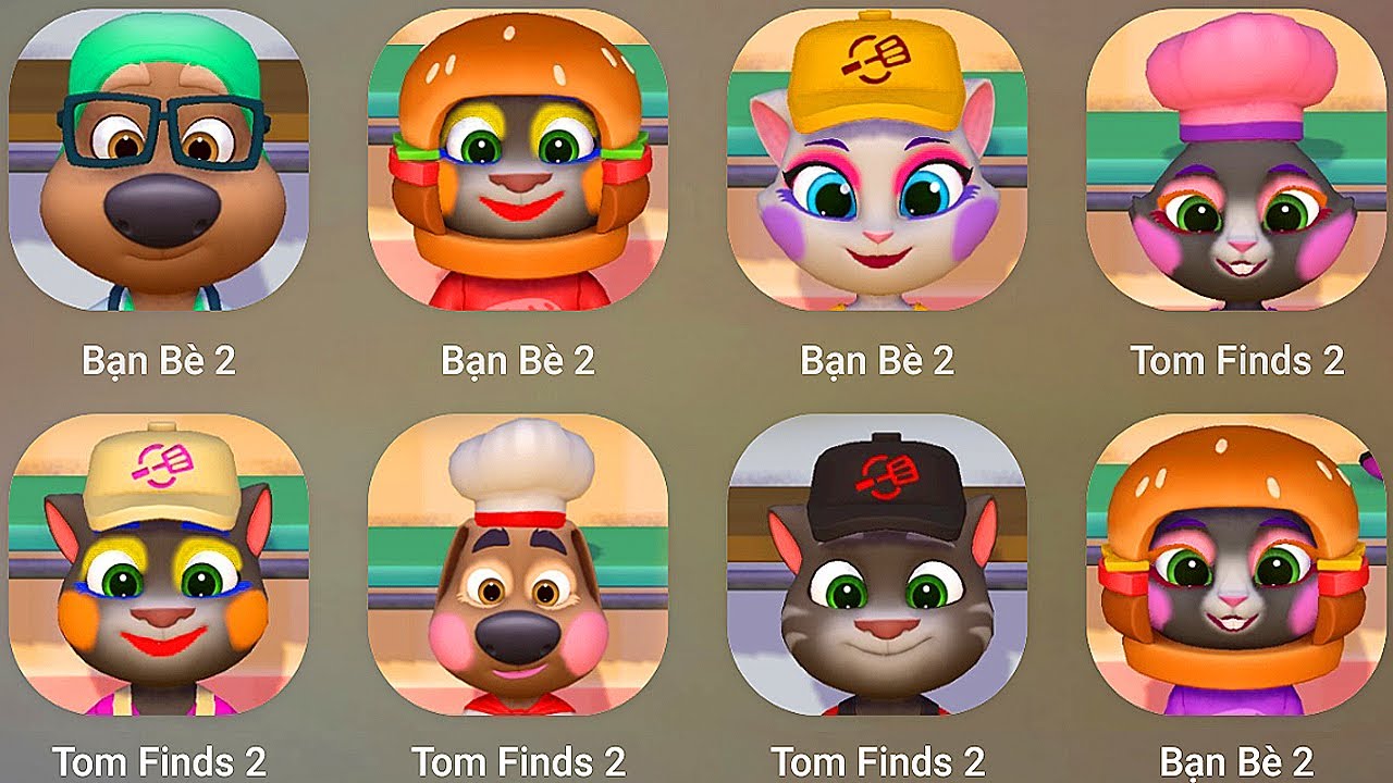 My Talking Tom Finds 2 Hallowen performance with chef uniforms cute Game Play