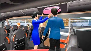 Virtual girl tourist bus waitress jobs : Dream Job by Games Stop Studio Android Gameplay HD screenshot 2