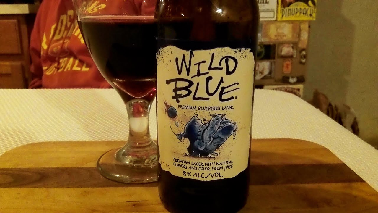 Wild Blue Premium Blueberry Lager (8.0% ABV) DJs BrewTube 