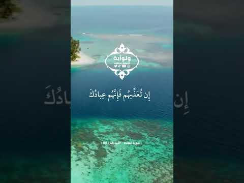 إن تعذبهم فإنهم عبادك وإن تغفر لهم فإنك أنت العزيز الحكيم