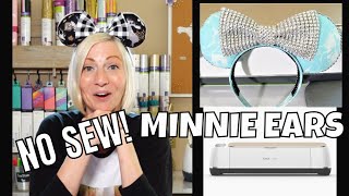 FULL DIY TUTORIAL - Cricut No Sew Minnie Ears