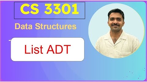 List ADT in Tamil | 1.1