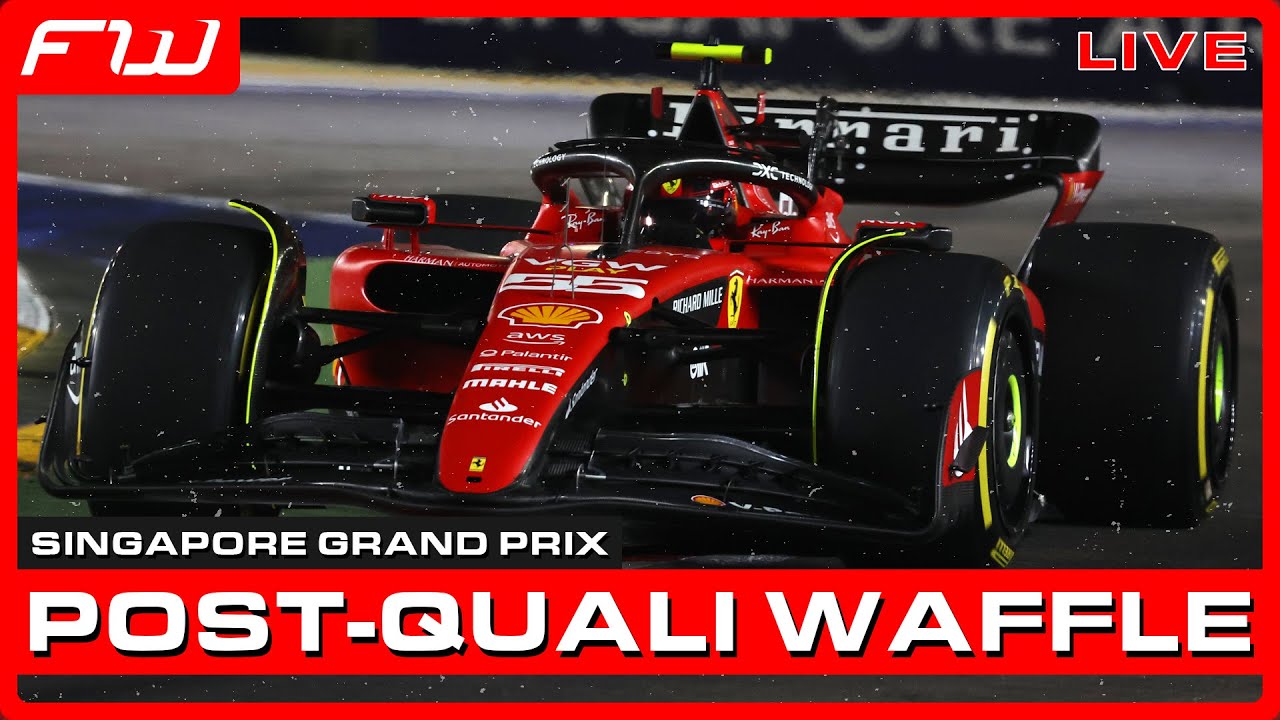 2023 Singapore Grand Prix Post-Qualifying Waffle