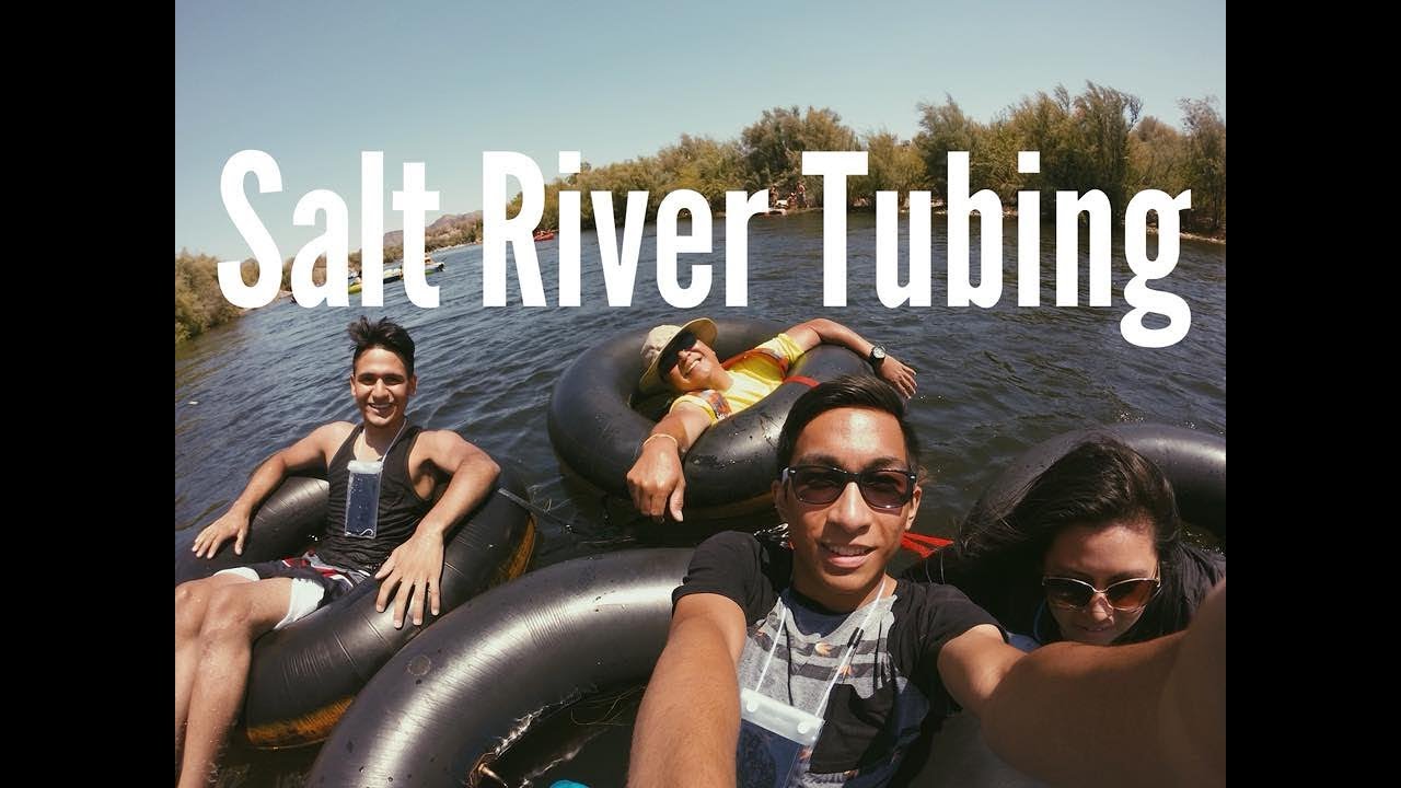 SALT RIVER TUBING! (Mesa, AZ) FALLING INTO THE WATER!! YouTube
