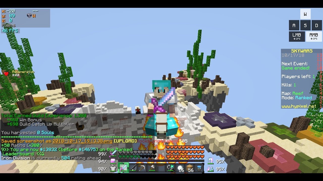 Hypixel Skywars :Back and Losing again - YouTube