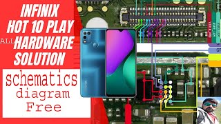 infinix x688 hot 10 play all hardware solution schematics diagram
