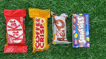 Nestlé Chocolate Bar ASMR 🍫 | KitKat, Coffee Crisp, Aero & Smarties Unboxing Sounds