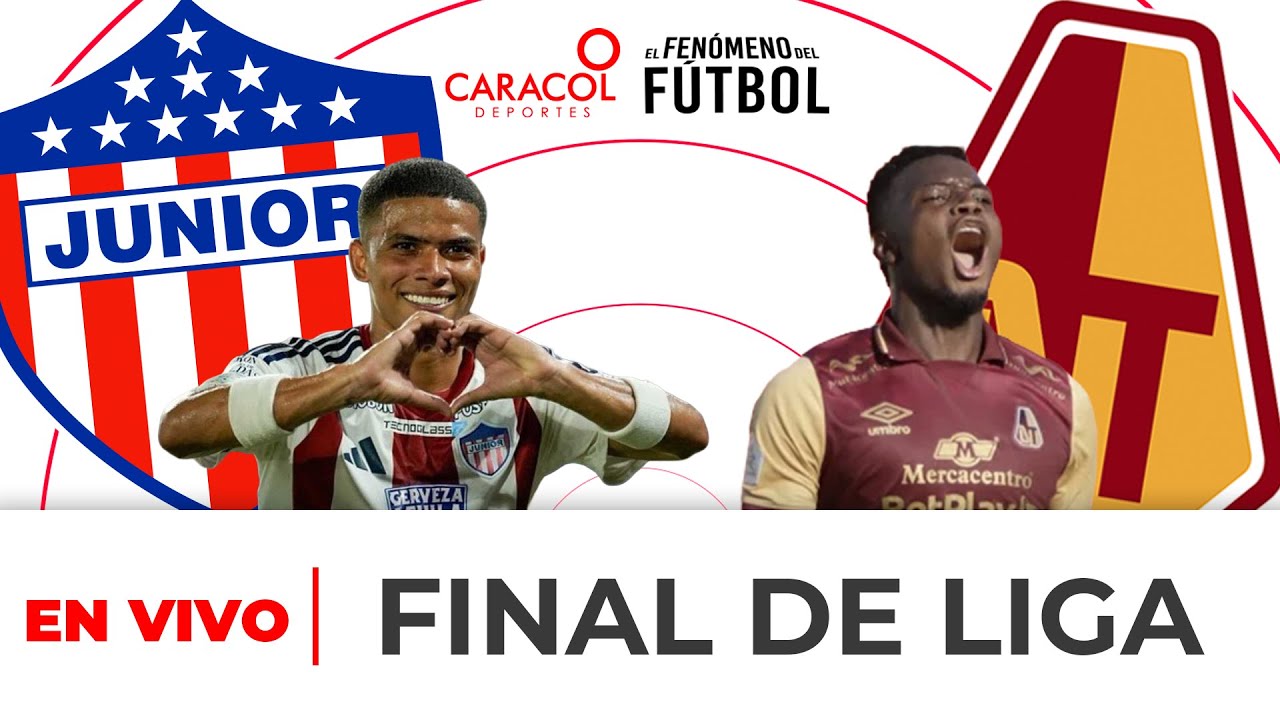 🔴 EN VIVO | JUNIOR Vs. DEPORTES TOLIMA - Gran Final de la Liga ...