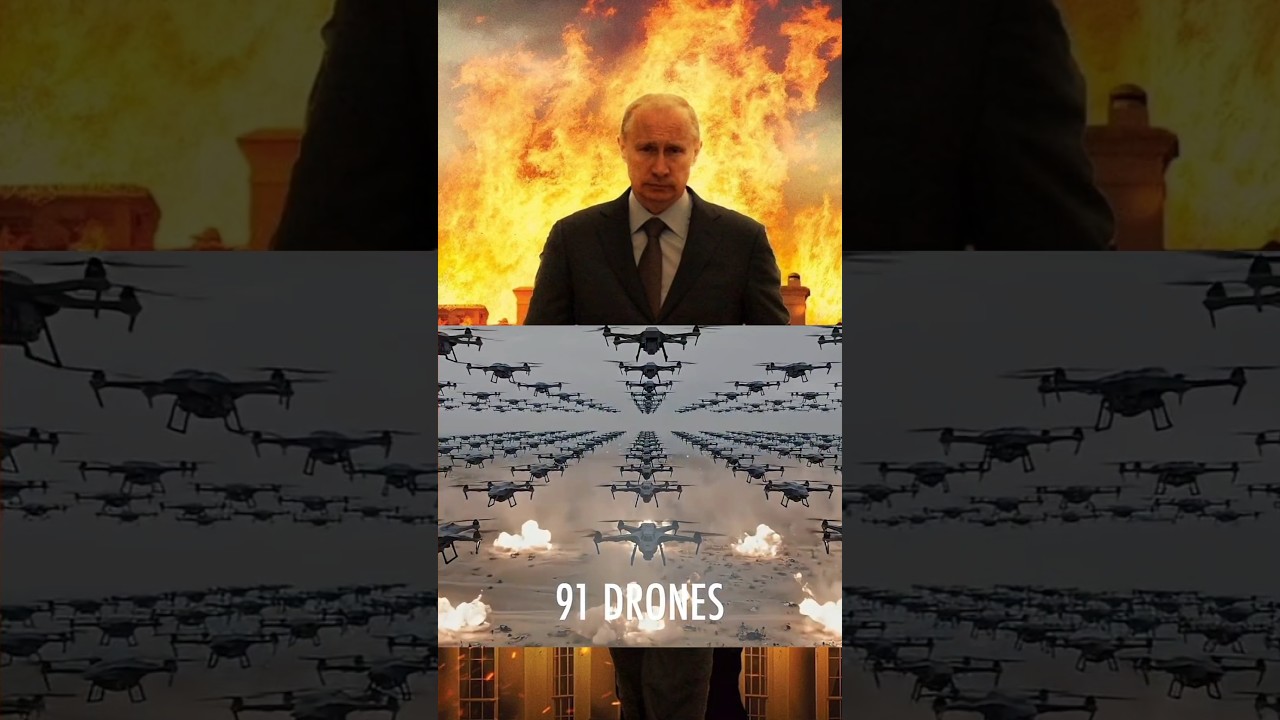 Whatt?? 91 Drones ATTACKED Putin’s House in Russia! 