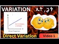 Variation: Direct Variation Example (Digital School - CCSCAT)
