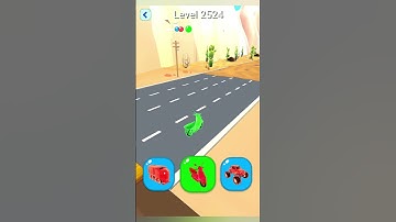 Shape shifting2 game level-2524  hyper casual game #shapeshifting  #gameplay #gaming #shortvideo