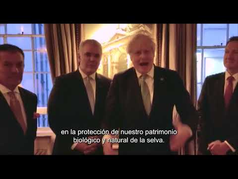 Duque y Boris Johnson formalizan el TLC en Londres