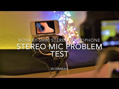 BOYA BY-SM80 stereo microphone problem 2