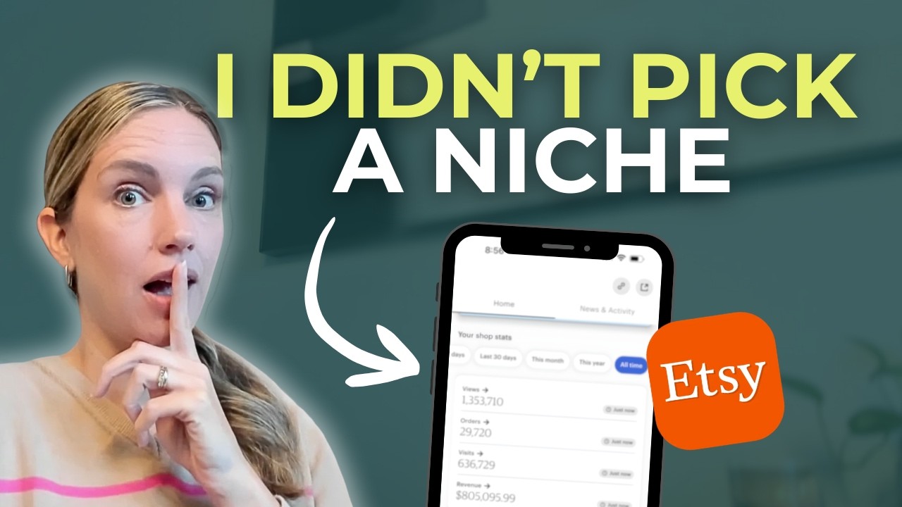 Как я получила свои первые продажи POD-продукции на Etsy, не выбирая нишу.