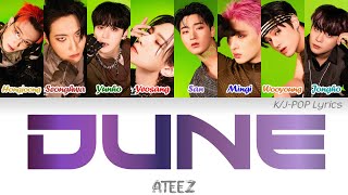 ATEEZ (에이티즈) - Dune Colour Coded Lyrics (Han/Rom/Eng)