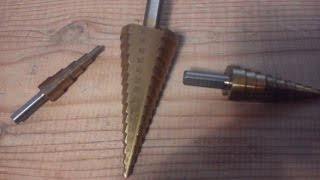Ступенчатые сверла из Китая.Тестируем. видео сверла по металлу