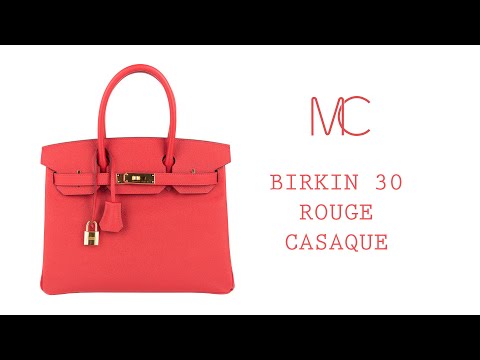 Hermès Birkin 30 Epsom Rouge Casaque