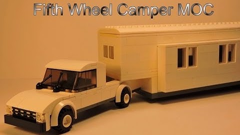 Luxurious LEGO Fifth Wheel Camper MOC