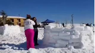 Igloo Building Timelapse
