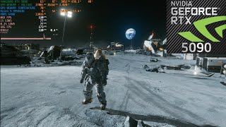 Pragmata 4K DLSS Vanguard RTX 5090 AMD Ryzen 9 9950X3D Path Tracing Sector 4 Performance Benchmark