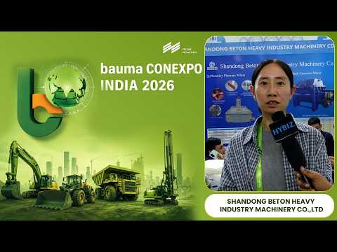 Shandong Beton Planetary Mixers & Concrete Mixing Machinery | bauma CONEXPO INDIA2026