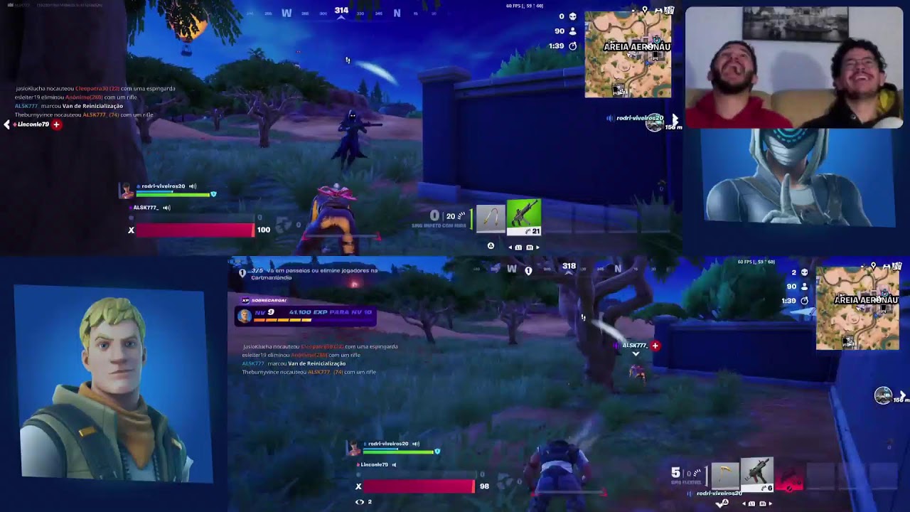 🔴  FORTNITE AO VIVO  - | IRMÃOS CORAGEM  / 70/100 - DEIXA O NICK NO CHAT