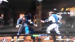 MK9 Raiden Combo Tech Trap(reset) 39% and 47%