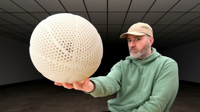 The Story Behind the First 3D Printed Basketball (Airless Prototype) 🏀  Wilson, DyeMansion, GL, EOS 