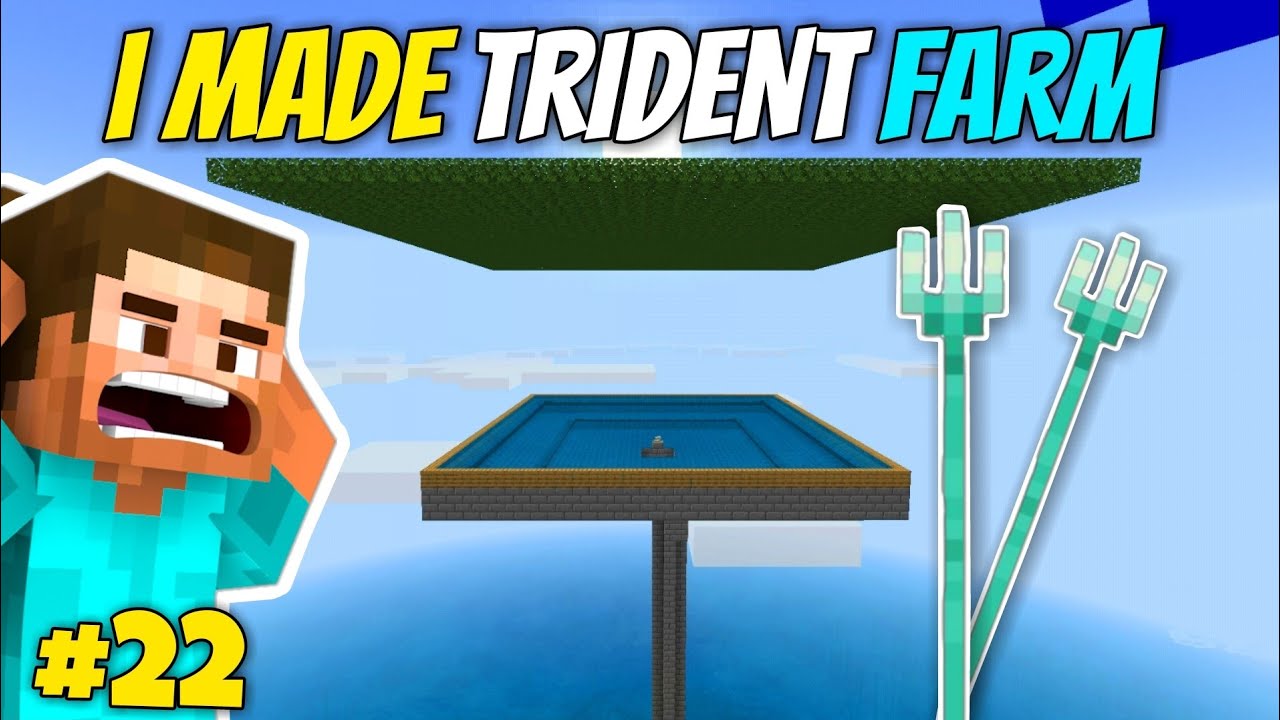 Trident Farm Java Easy How To Make Trident Farm – NEW UPDATED Minecraft Trident Farm Drowned ...