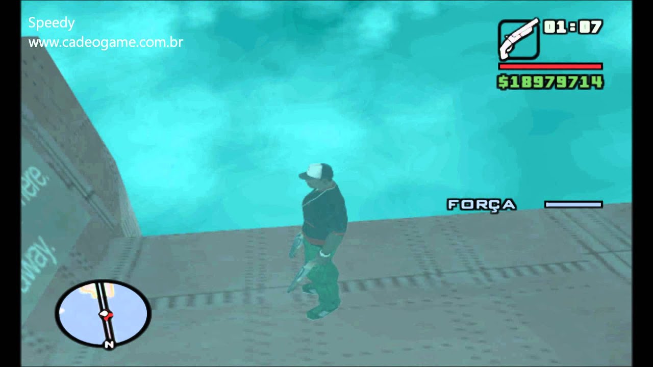 Eu tava jogando GTA San Andreas, e pedi o chat pra me mandar o