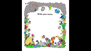 Jolly Phonics | Workbook 5 | Page 1 - Write your name | 2020 Edition
