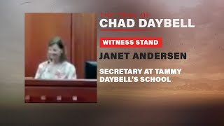 FULL TESTIMONY: School secretary Janet Andersen testifies in Chad Daybell trial