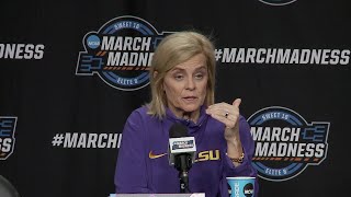 Famous LSU Kim Mulkey previews Elite 8 vs. Iowa, Flau'jae Johnson, Angel Reese and Hailey Van Lith Wealth