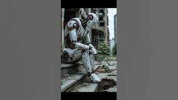 A Sad Robot of Virtual Reality😔😭 #virtualreality #virtualrobot #sadrobot