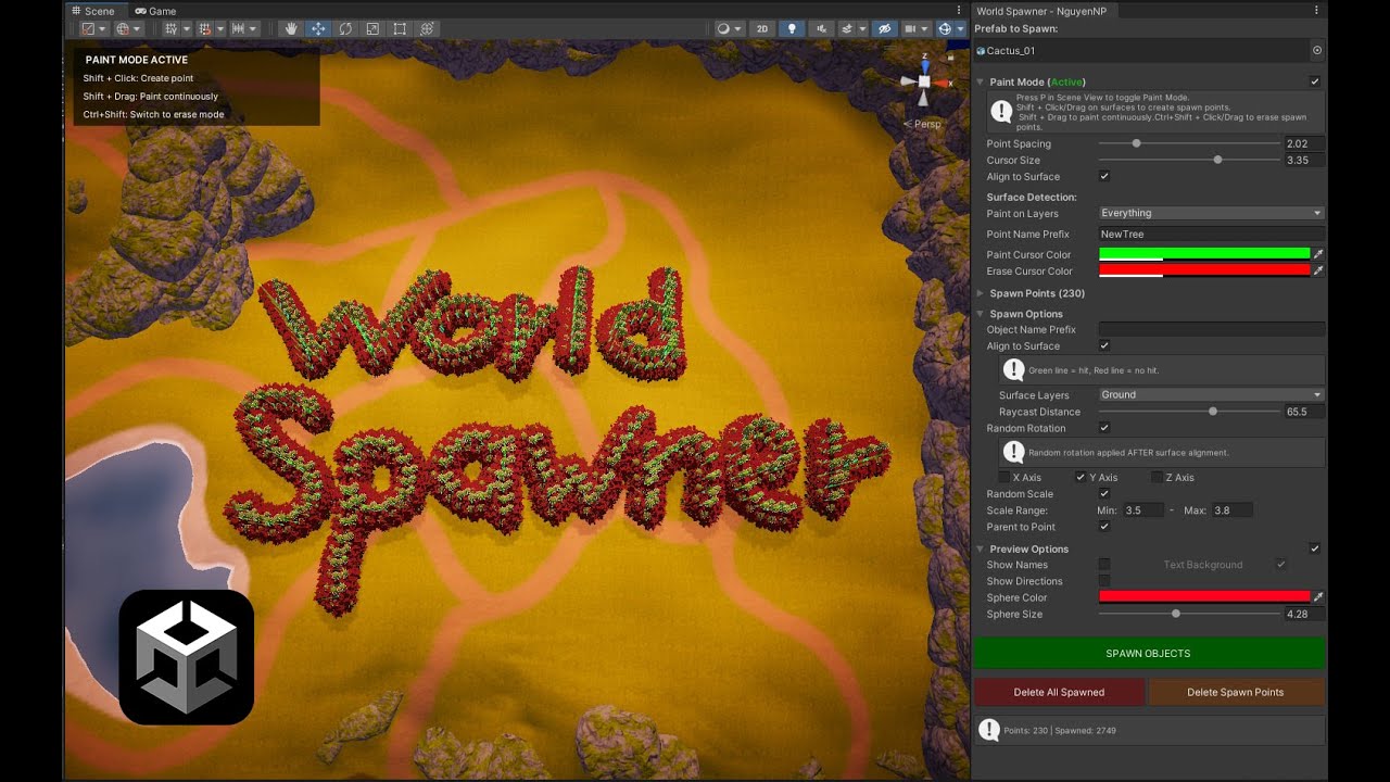 World Spawner Tool Unity - YouTube