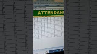 📊 Excel Attendance Sheet Formula | Present, Absent, Leave &amp; Half Day Count 💻