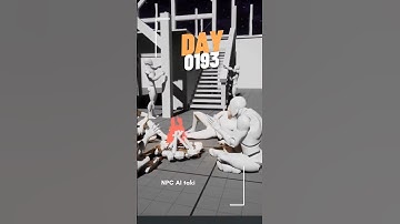 Day 0193 .. NPC AI taking Rest at Fire Place .. #unrealengine