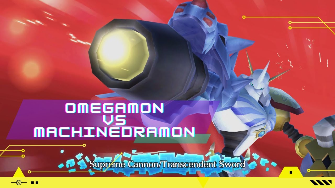 MACHINEDRAMON DEFEATED OMEGAMON | DIGIMON WORLD : NEXT ORDER (PC) - YouTube
