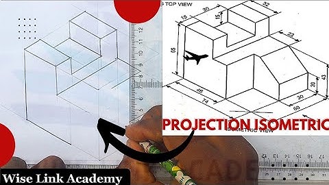 Isometric projection for beginners (Technical Drawing/ENGINEERING DRAWING) #wiselinkacademy