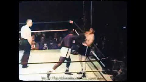 Ezzard Charles vs  Rex Layne I - 1951 in FULL COLOR