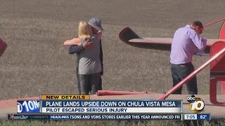 Pilot walks away from serious injury after crashing plane in Chula Vista