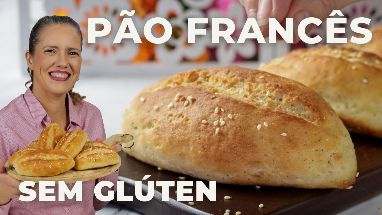 Você vai AMAR esse PÃO FRANCÊS SEM GLÚTEN e SEM LACTOSE