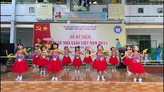 Múa "Nhớ Ơn Thầy Cô" - Văn nghệ chào mừng 20.11 của trường TH Phong Phú - Thủ Đức