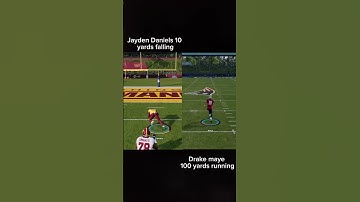 Drake maye vs Jayden Daniels