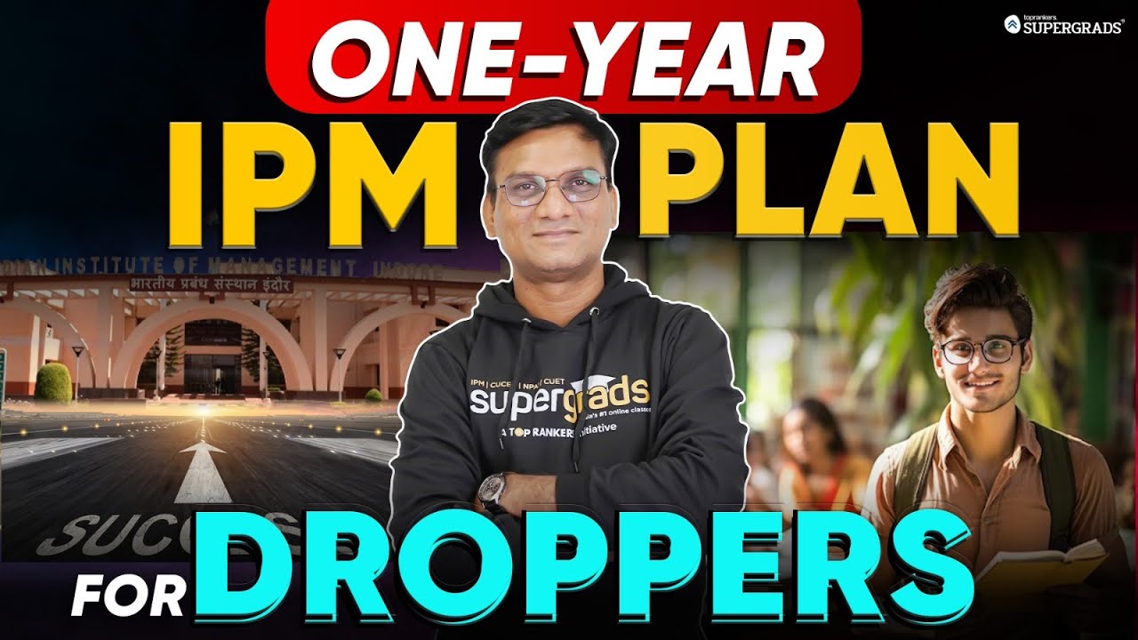 One Year Preparation Plan for Droppers for IPMAT 2025 🎯| Droppers ...