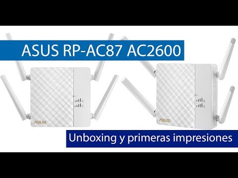 ASUS RP-AC87 AC2600: Conoce este repetidor Wi-Fi de gama alta