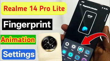 Realme 14 Pro Lite 5g fingerprint animation change/how to change fingerprint animation on the realme
