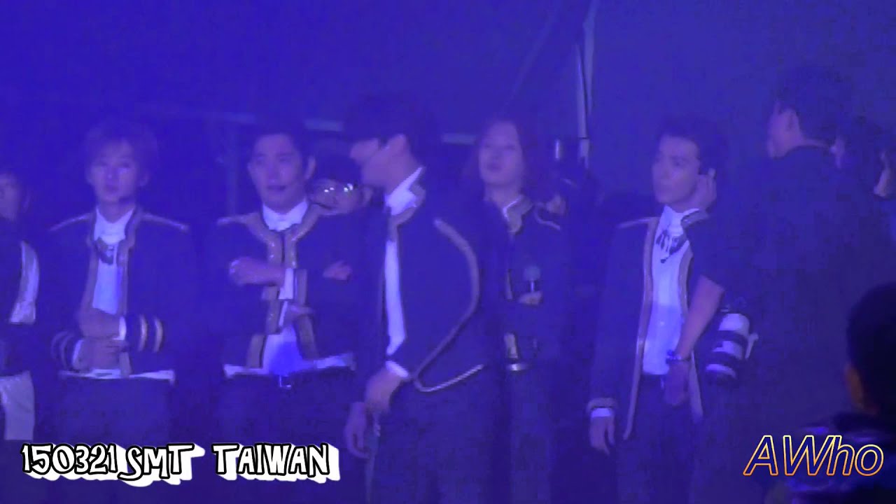 20150321 SMT IN TAIWAN SUPER JUNIOR  watting at back stage time...night club??